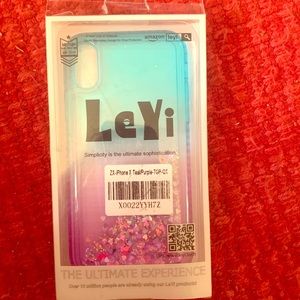 I phone xr glitter phone case